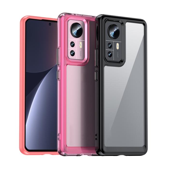 Bild 4,  Xiaomi 12 Pro Skal Hybrid Akryl Transparent - Teknikhallen.se