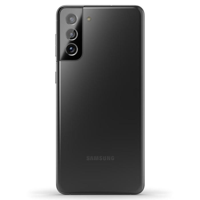 Bild 2, Spigen Samsung Galaxy S21 - Spigen 2-PACK Optik GLAS.TR Linsskydd - Teknikhallen.se