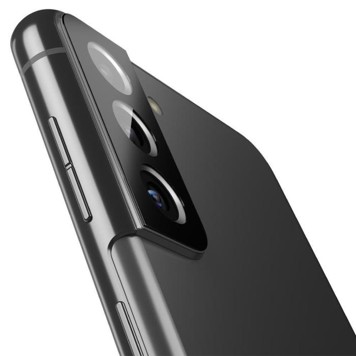 Bild 3, Spigen Samsung Galaxy S21 - Spigen 2-PACK Optik GLAS.TR Linsskydd - Teknikhallen.se