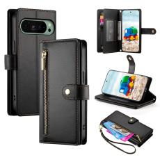  Google Pixel 11/11 Pro Fodral L&auml;der Med Dragkedja Svart - Teknikhallen.se