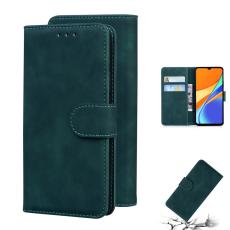  Xiaomi Redmi 9C Fodral L&auml;der M&ouml;rk Gr&ouml;n - Teknikhallen.se