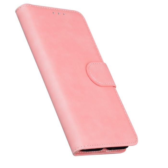 Bild 5,  Xiaomi Redmi 9C Fodral Läder Ljus Rosa - Teknikhallen.se