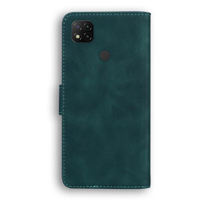 Bild 3,  Xiaomi Redmi 9C Fodral Läder Mörk Grön - Teknikhallen.se