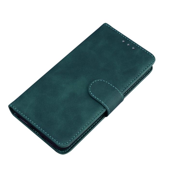 Bild 4,  Xiaomi Redmi 9C Fodral Läder Mörk Grön - Teknikhallen.se