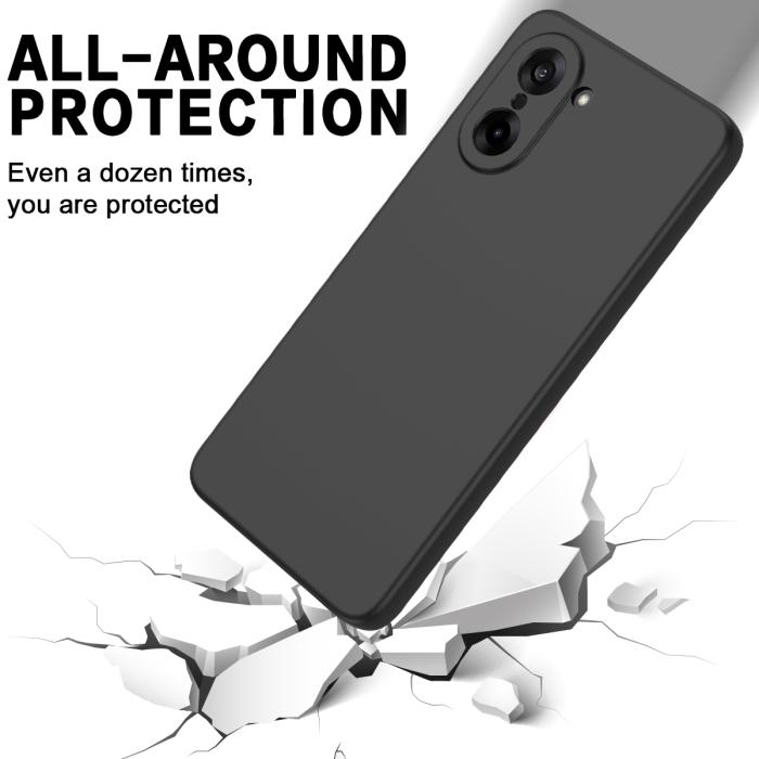Bild 5,  OnePlus Nord CE5 Skal Liquid Silikon Svart - Teknikhallen.se