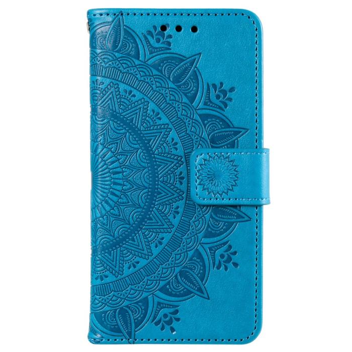 Bild 5,  Sony Xperia 1 VI Mandala Läder Fodral Blå - Teknikhallen.se
