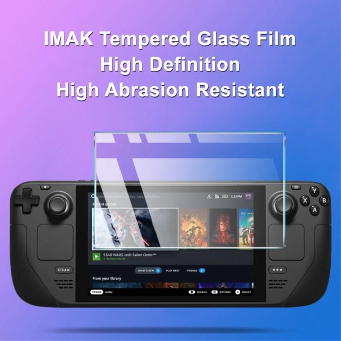 Bild 3, IMAK IMAK Steam Deck / OLED Skärmskydd 9H Härdat Glas - Teknikhallen.se