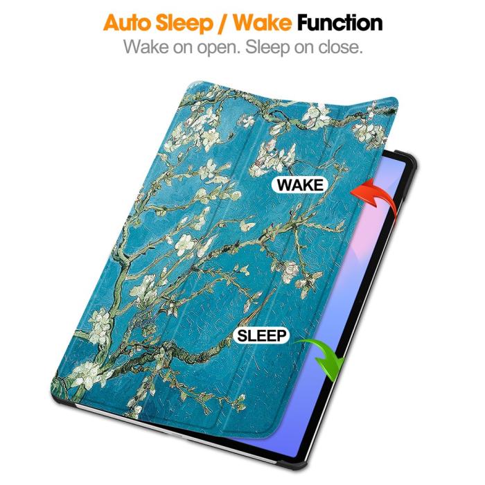 Bild 4,  Samsung Galaxy S10 FE Plus Fodral Tri-Fold Peach Blossom - Teknikhallen.se