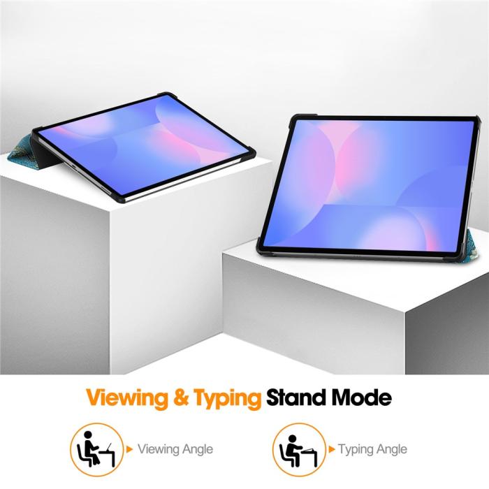 Bild 5,  Samsung Galaxy S10 FE Plus Fodral Tri-Fold Peach Blossom - Teknikhallen.se