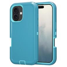  iPhone 16 Skal Extreme Shockproof Hybrid Bl&aring; - Teknikhallen.se
