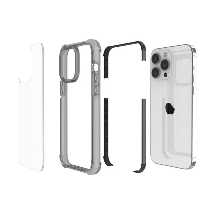 Bild 5,  iPhone 15 Pro Max Skal Shockproof Hybrid Svart - Teknikhallen.se
