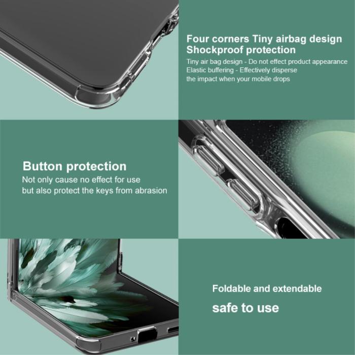 Bild 6, IMAK IMAK Motorola Razr 60 / 50 5G Skal TPU Transparent - Teknikhallen.se