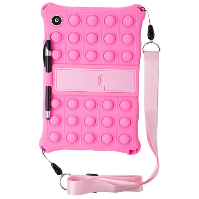 Bild 4,  Galaxy Tab A8 10.5 Skal Pop It Fidget Kickstand Rosa - Teknikhallen.se