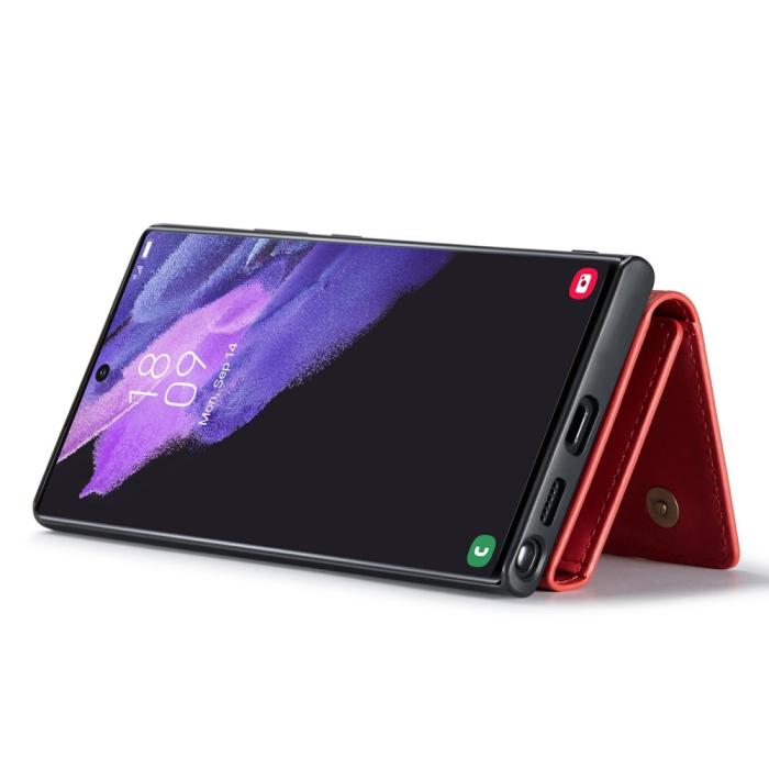 Bild 2, DG.MING DG.MING Galaxy S23 Ultra Skal Med Magnetisk Plånbok Röd - Teknikhallen.se