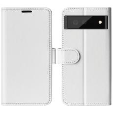  Google Pixel 7 Fodral Crazy Horse L&auml;der Vit - Teknikhallen.se