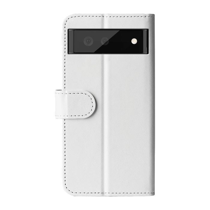 Bild 3,  Google Pixel 7 Fodral Crazy Horse Läder Vit - Teknikhallen.se