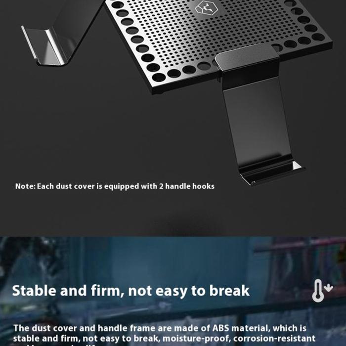 Bild 5,  Xbox X Dammskydd Med Hållare För Headset Svart - Teknikhallen.se