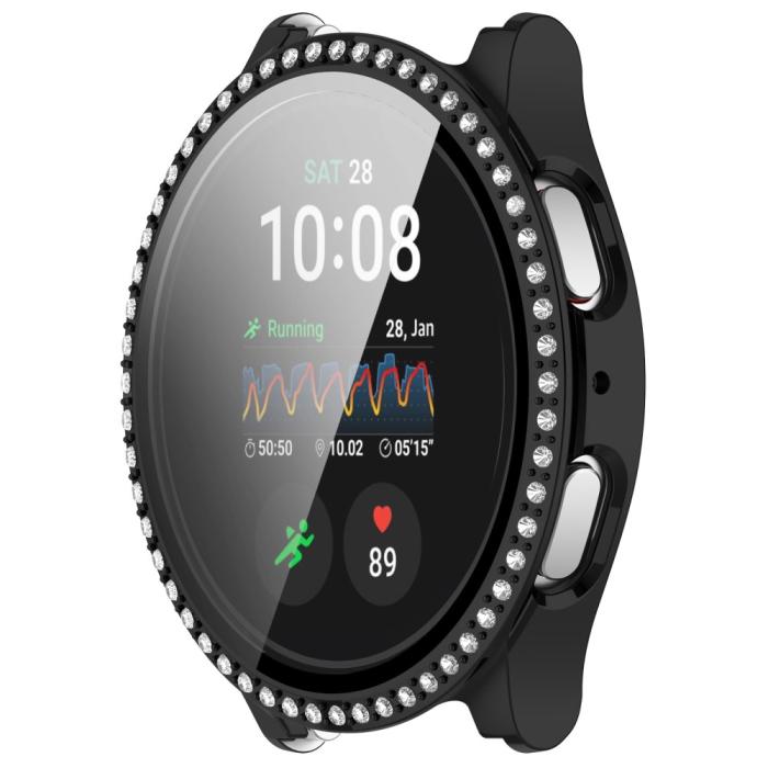 Bild 2,  Galaxy Watch 7 44 mm Skal Med Skärmskydd Strass Svart - Teknikhallen.se