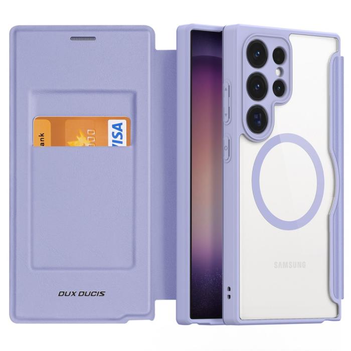 Bild 2, DUX DUCIS DUX DUCIS Galaxy S24 Ultra Fodral MagSafe Skin X Pro Lila - Teknikhallen.se