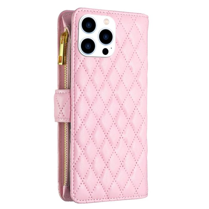 Bild 6, BINFEN BINFEN iPhone 16 Pro Max Fodral Diamond Multifunktionell Rosa - Teknikhallen.se