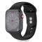 Tech-Protect Tech-Protect Apple Watch 42/44/45/46/49 mm Armband Silikon Black - Teknikhallen.se