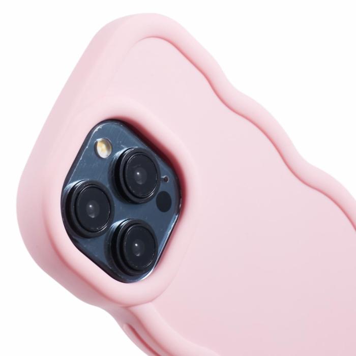 Bild 6,  iPhone 13 Pro Max Mobilskal Wavy Ljus Rosa - Teknikhallen.se