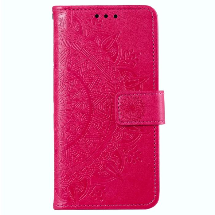 Bild 5,  Sony Xperia 1 VI Mandala Läder Fodral Rosa - Teknikhallen.se