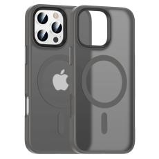 iPhone 16 Pro Max Skal MagSafe Hybrid Titanium Gr&aring; - Teknikhallen.se