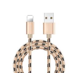  Lightning Laddning Kabel - Guld 1m - Teknikhallen.se