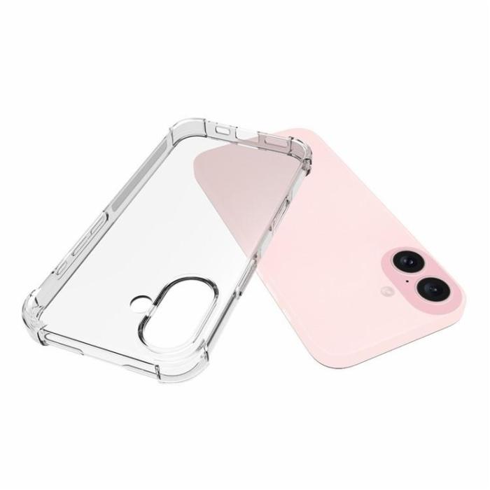 Bild 2,  iPhone 16 Skal Shockproof TPU Transparent - Teknikhallen.se
