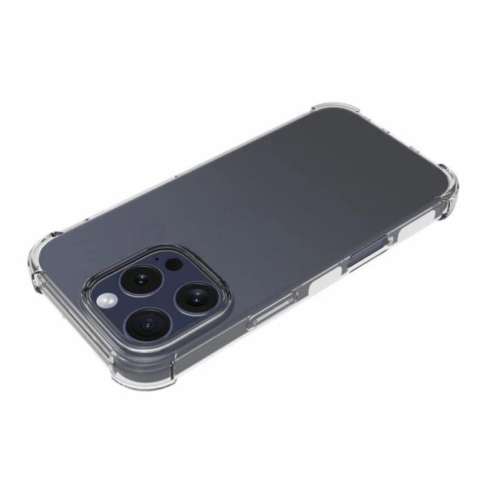 Bild 3,  iPhone 16 Pro Skal Shockproof TPU Transparent - Teknikhallen.se