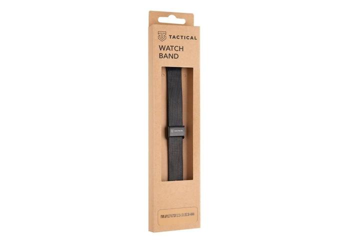 Bild 2, Tactical Tactical Apple Watch 38/40/41/42 mm Milanese Armband - Svart - Teknikhallen.se