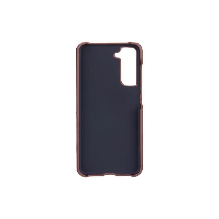 Bild 3, Onsala ONSALA Samsung Galaxy S21 FE Skal Kortfack Brun - Teknikhallen.se