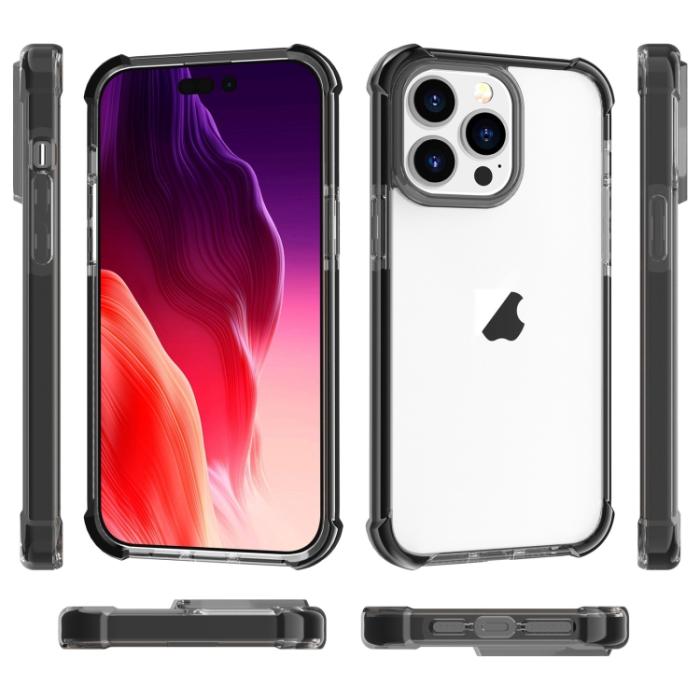 Bild 6,  iPhone 15 Pro Max Skal Shockproof Hybrid Svart - Teknikhallen.se