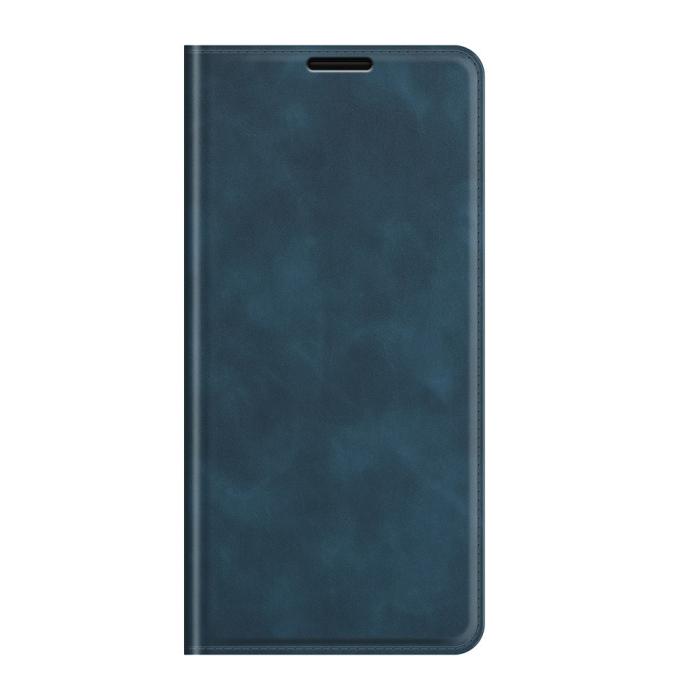 Bild 2,  Samsung Galaxy S22 Plus Fodral Flip Silkeslent Blå - Teknikhallen.se