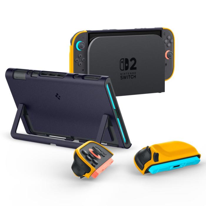 Bild 2, Spigen Spigen Nintendo Switch 2 Skal Nano Pop Blueberry Navy - Teknikhallen.se