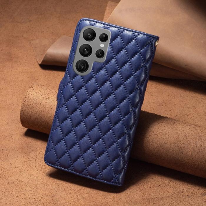 Bild 6, BINFEN BINFEN Galaxy S23 Ultra Fodral Diamond Multifunktionell Blå - Teknikhallen.se