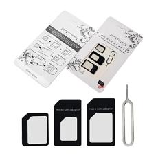  NOOSY Sim-Korts koventerare F&ouml;r Nano Sim-Kort - Svart - Teknikhallen.se