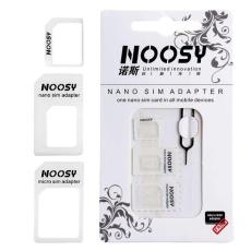  NOOSY Sim-Korts koventerare F&ouml;r Nano Sim-Kort - Vit - Teknikhallen.se