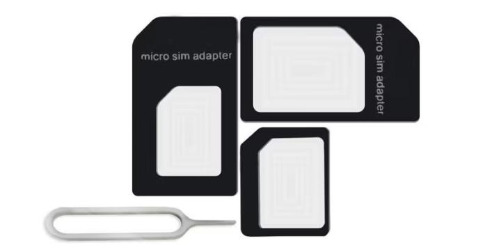 Bild 2,  NOOSY Sim-Korts koventerare För Nano Sim-Kort - Svart - Teknikhallen.se