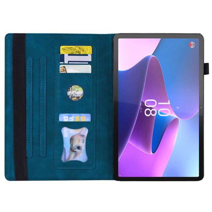 Bild 2,  Lenovo Tab P11 Pro Gen 2 Fodral Med Frontficka Mörk Blå - Teknikhallen.se