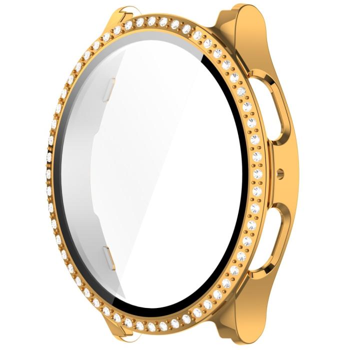 Bild 4,  Galaxy Watch 7 44 mm Skal Med Skärmskydd Strass Guld - Teknikhallen.se