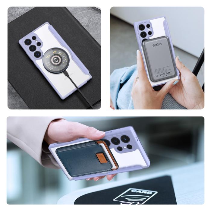 Bild 5, DUX DUCIS DUX DUCIS Galaxy S24 Ultra Fodral MagSafe Skin X Pro Lila - Teknikhallen.se