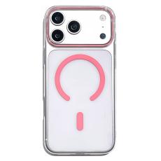  iPhone 18 Pro / 17 Pro Skal MagSafe Transparent/ Rosa - Teknikhallen.se