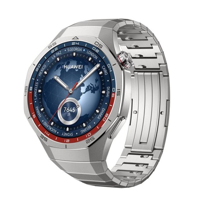 Bild 2,  Huawei Watch GT 6 46 mm Armband Rostfritt Stål Silver - Teknikhallen.se