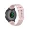  Silikon Armband För Smartwatch - Ljus Rosa (20mm) - Teknikhallen.se