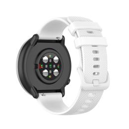  Silikon Armband För Smartwatch - Vit (20 mm) - Teknikhallen.se