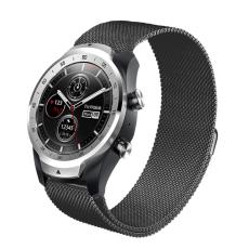  Milanese Loop Metall Armband F&ouml;r Smartwatch - Svart (22 mm) - Teknikhallen.se