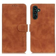 KHAZNEH KHAZNEH Galaxy A35 5G Fodral Retro L&auml;der Brun - Teknikhallen.se