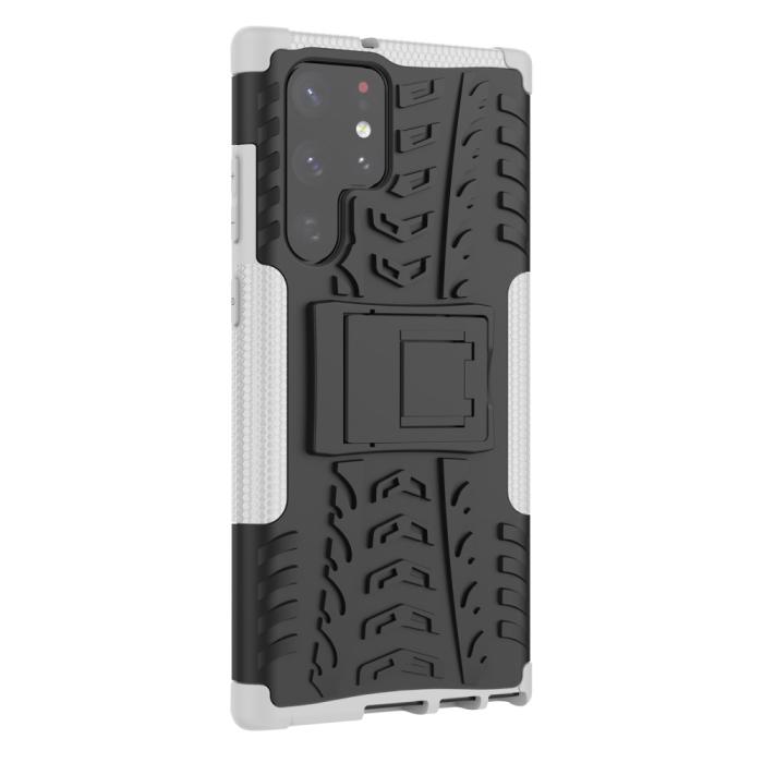 Bild 3,  Samsung Galaxy S22 Ultra Skal Ultimata Stöttåligt med Stöd Vit - Teknikhallen.se